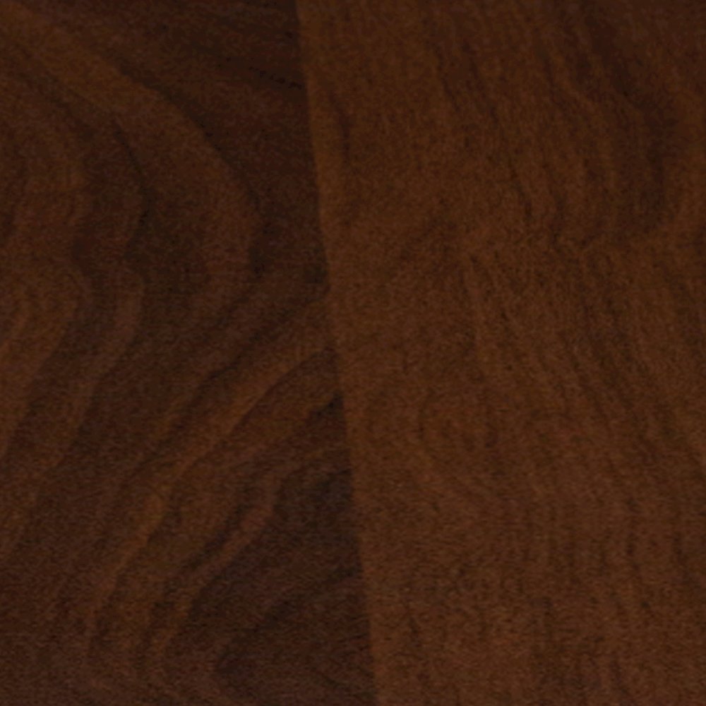 Rustic Coffee Wood Grain Finish Computer Desk with Black Metal Frame. Picture 12
