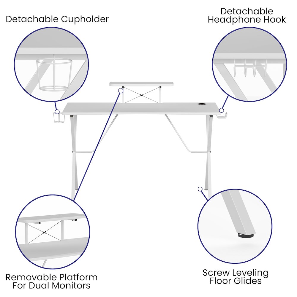 Ergonomic Computer Desk with Touch Control. Picture 7