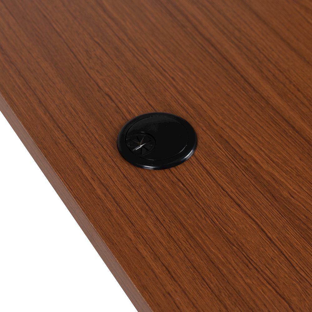 Electric Height Standing Desk - Table Top 48" Wide - 24" Deep (Mahogany). Picture 15