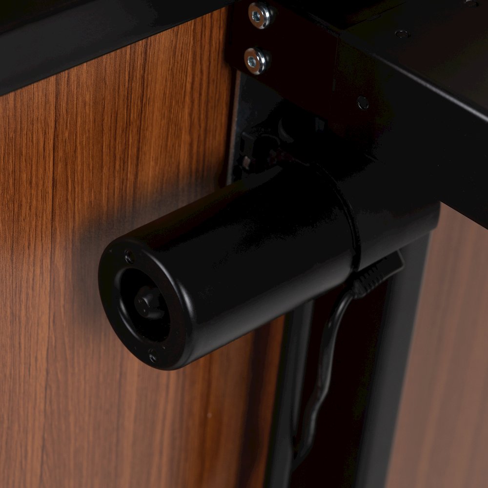 Electric Height Standing Desk - Table Top 48" Wide - 24" Deep (Mahogany). Picture 16