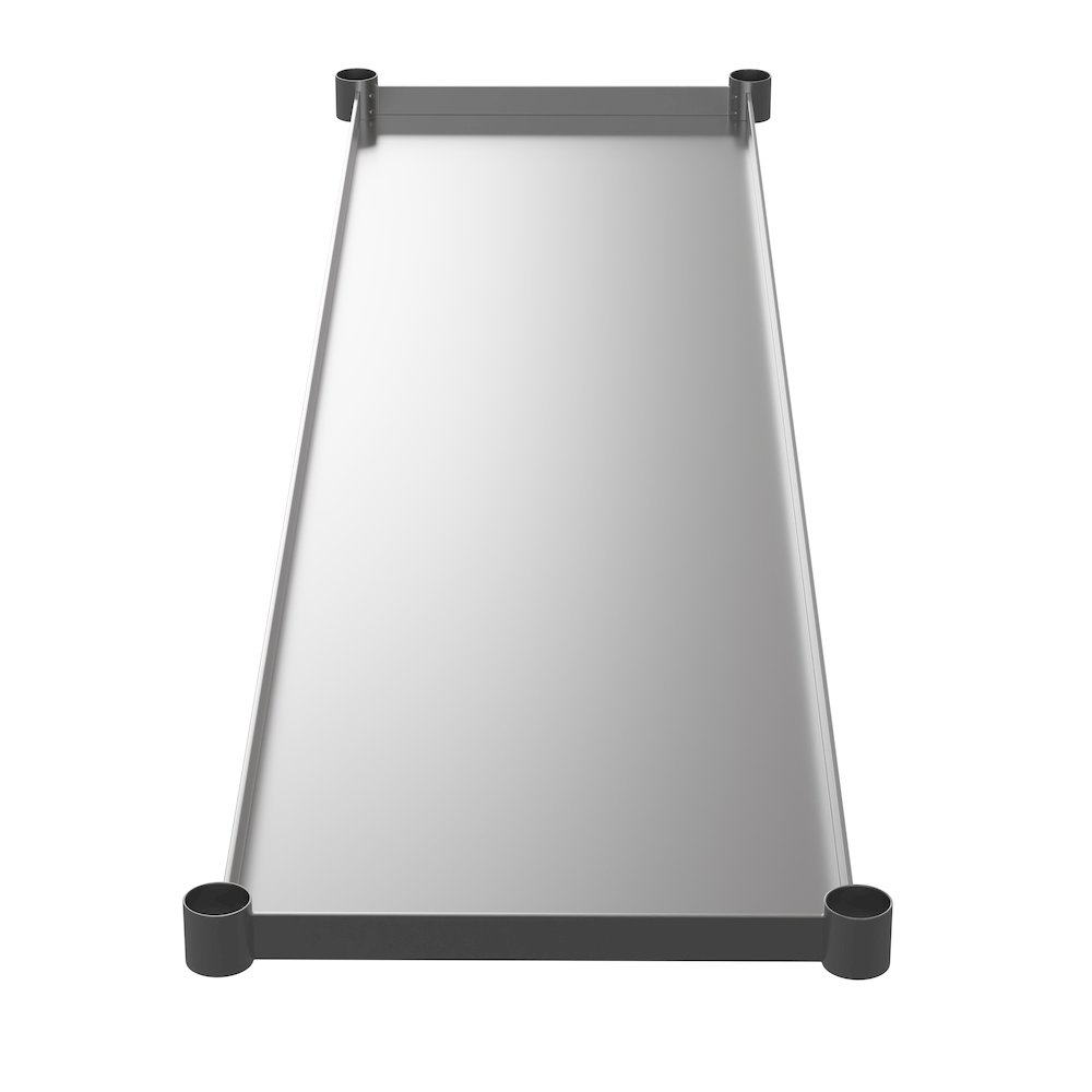 djustable Lower Shelf for 30" x 72" Stainless Steel Tables. Picture 7