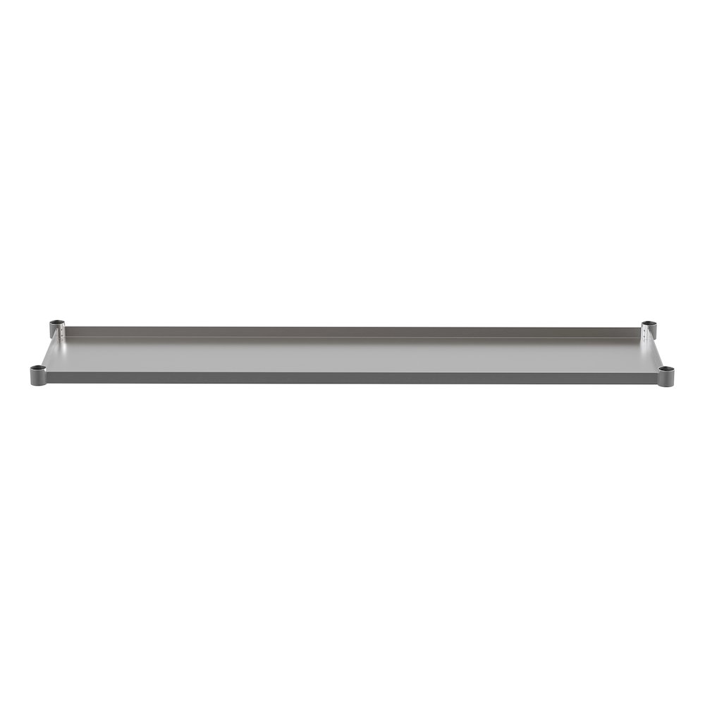 djustable Lower Shelf for 30" x 72" Stainless Steel Tables. Picture 8