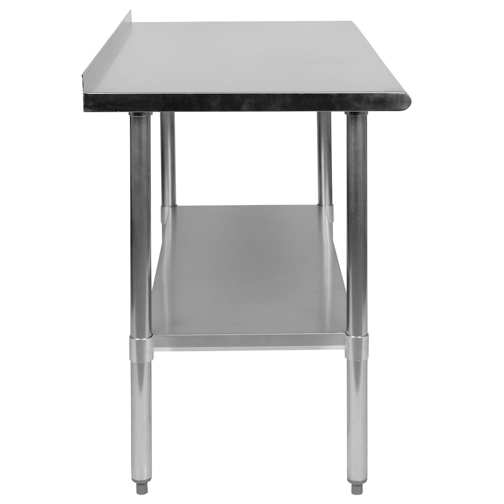Stainless Steel 18  Gauge Prep and Work Table. Picture 8