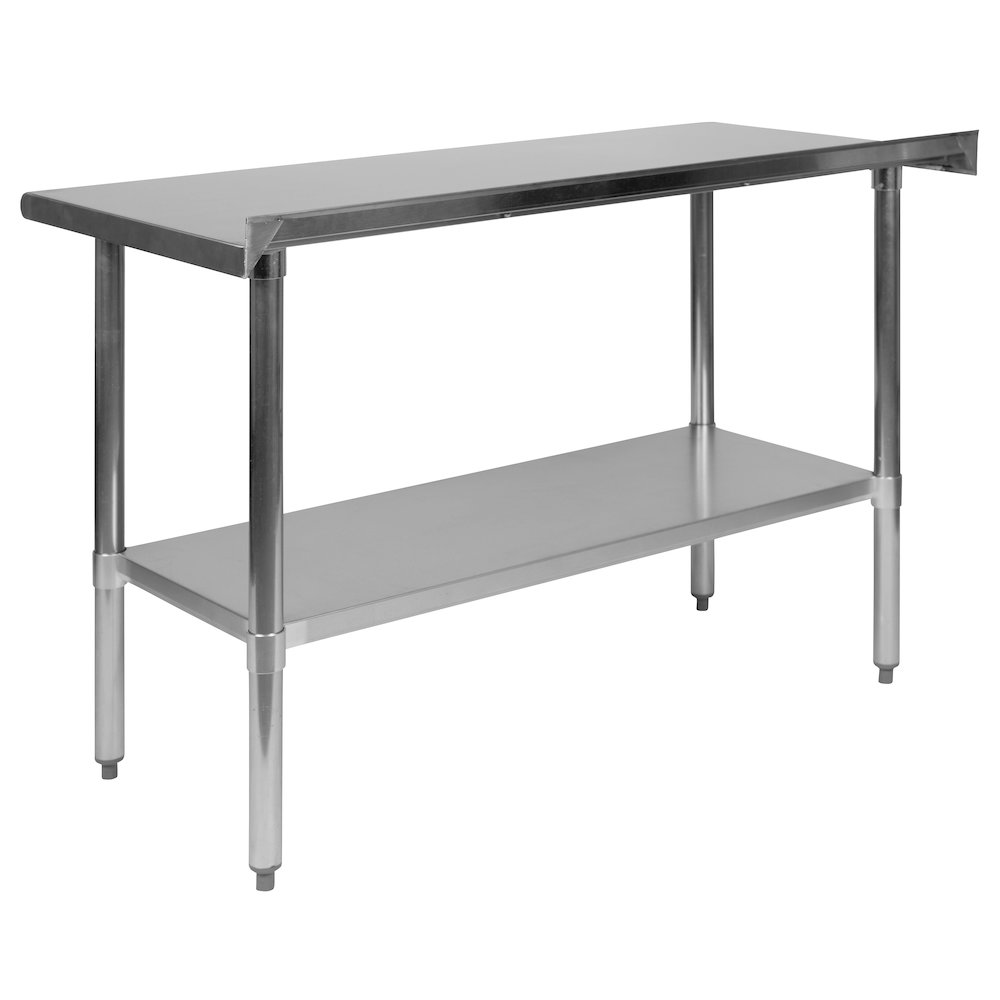 Stainless Steel 18  Gauge Prep and Work Table. Picture 6