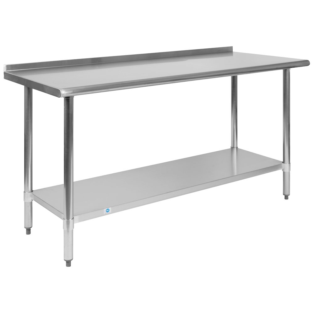 Stainless Steel 18  Gauge Prep and Work Table. Picture 1