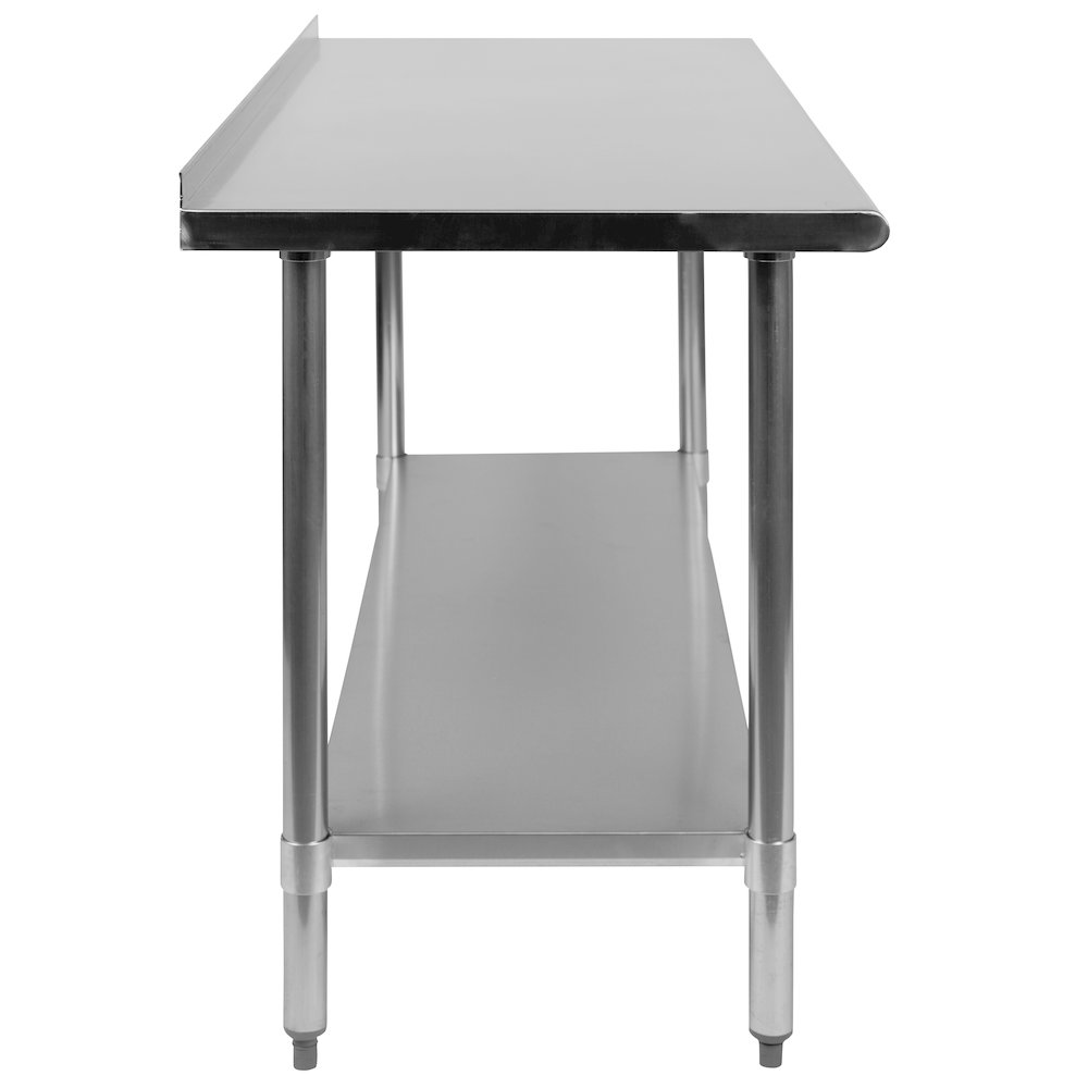 Stainless Steel 18  Gauge Prep and Work Table. Picture 8