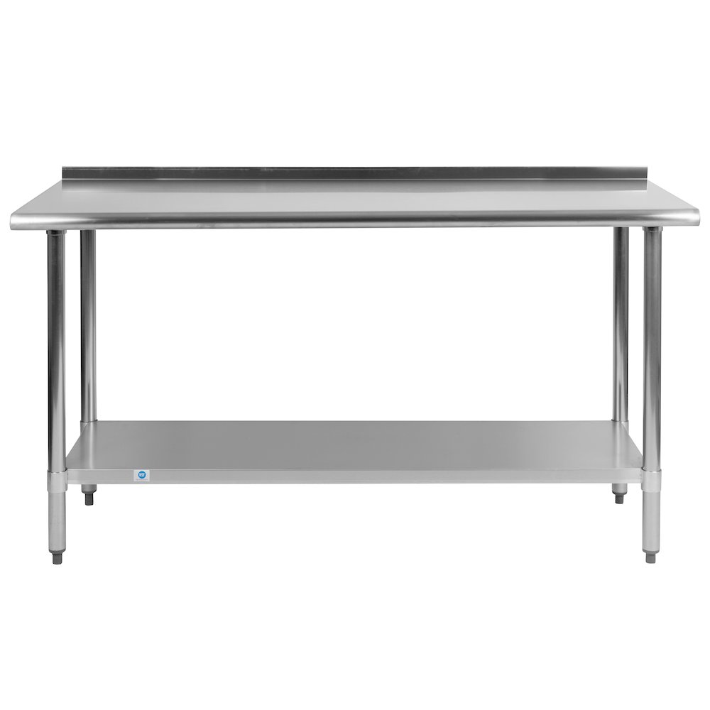 Stainless Steel 18  Gauge Prep and Work Table. Picture 9