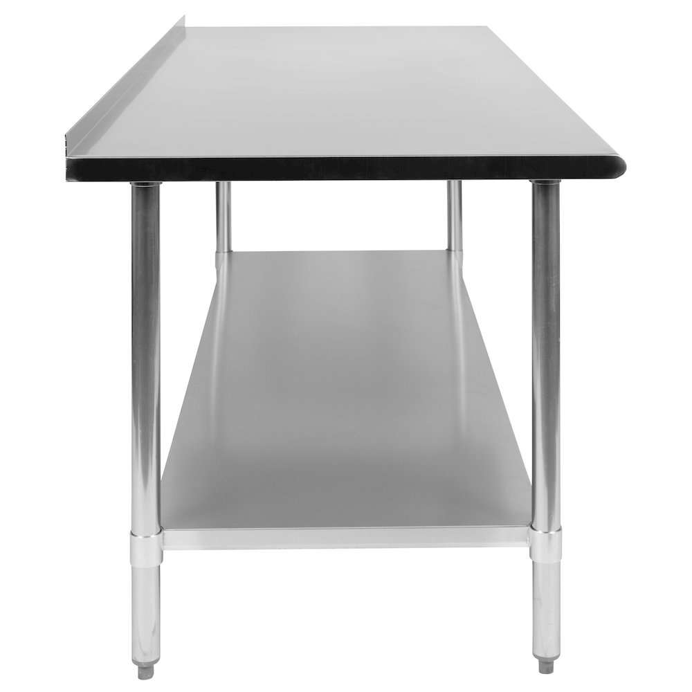 Stainless Steel 18  Gauge Prep and Work Table. Picture 9