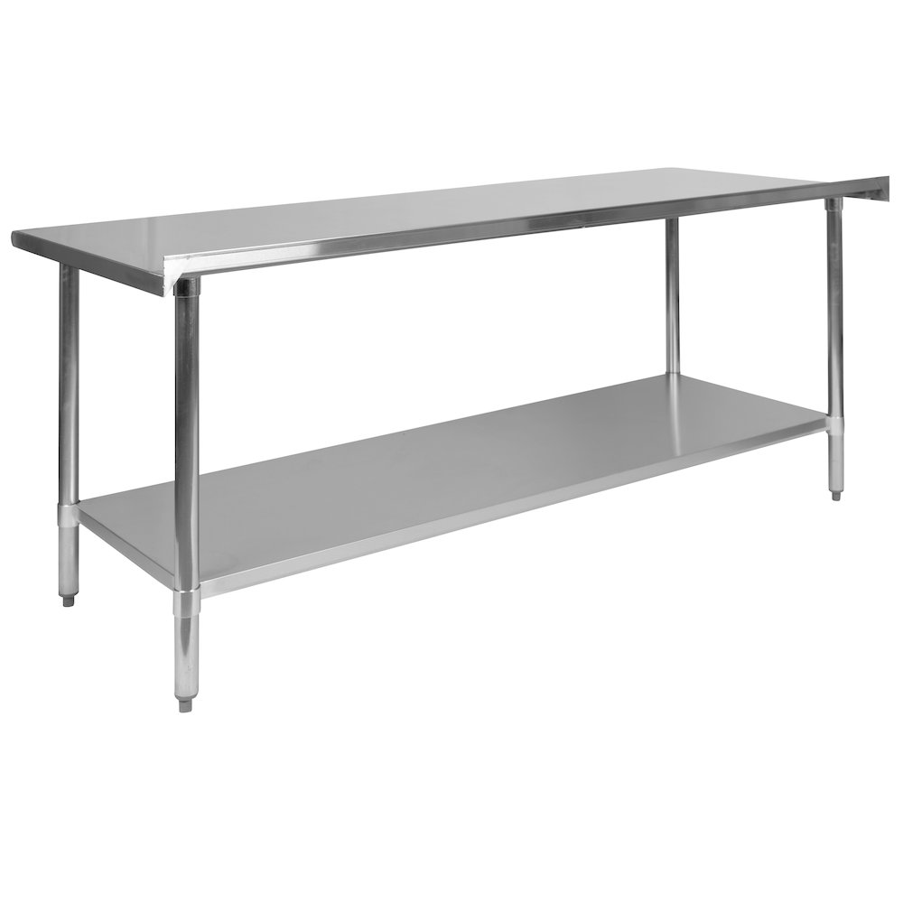 Stainless Steel 18  Gauge Prep and Work Table. Picture 7