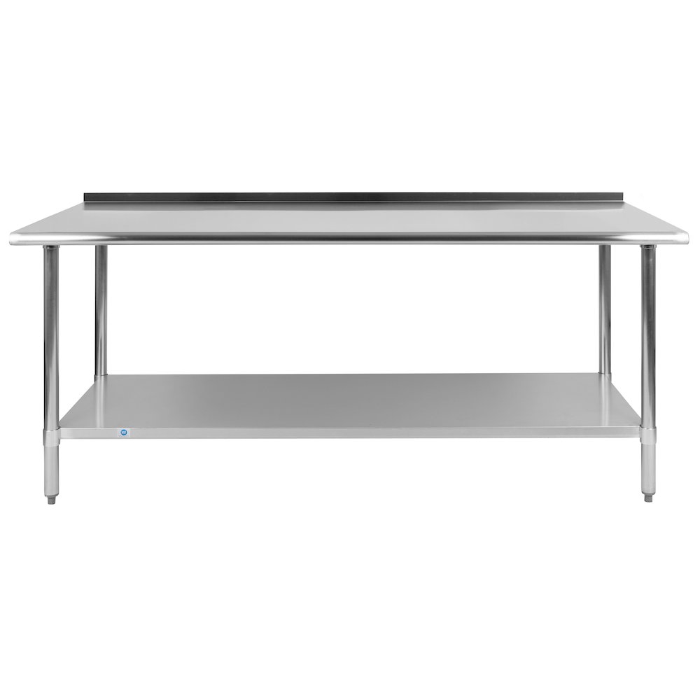 Stainless Steel 18  Gauge Prep and Work Table. Picture 10