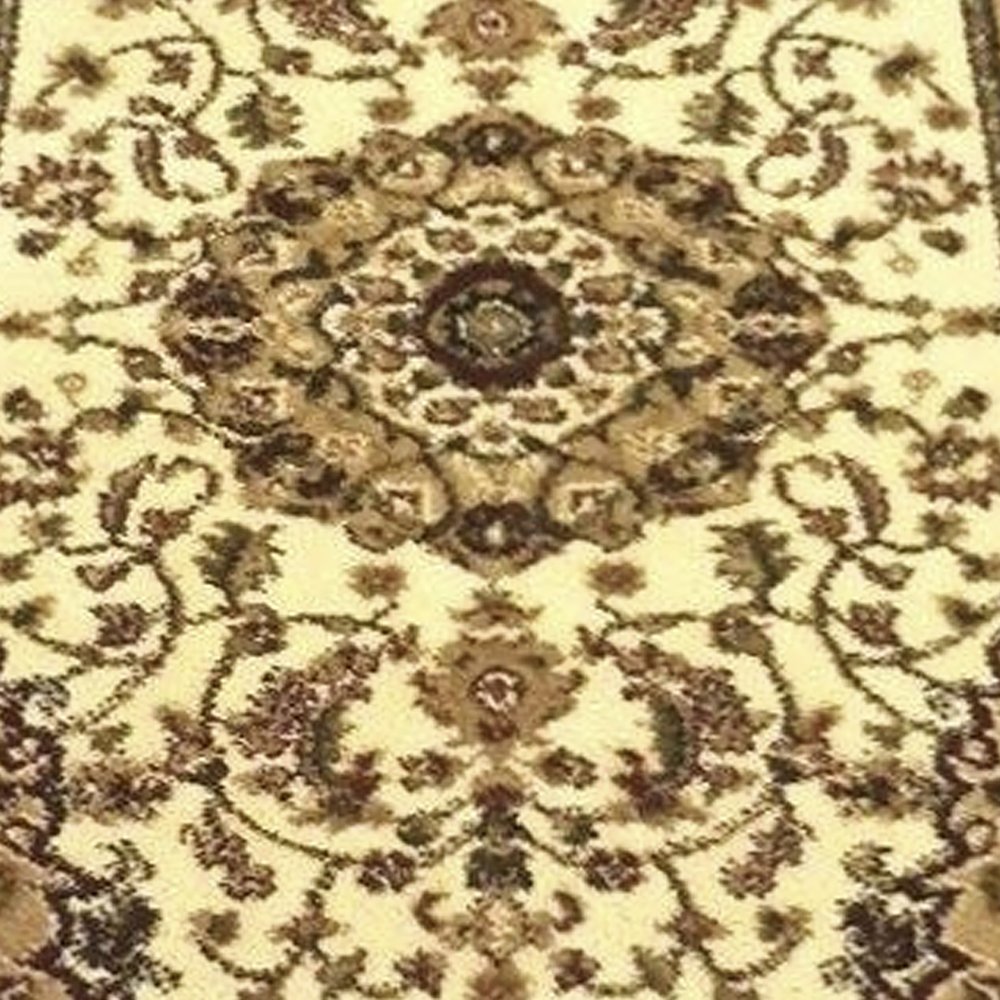 Medallion Motif 2' x 7' Runner Area Rug. Picture 6