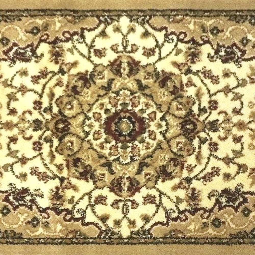 Medallion Motif 2' x 3' Area Rug for Living Room or Bedroom. Picture 7
