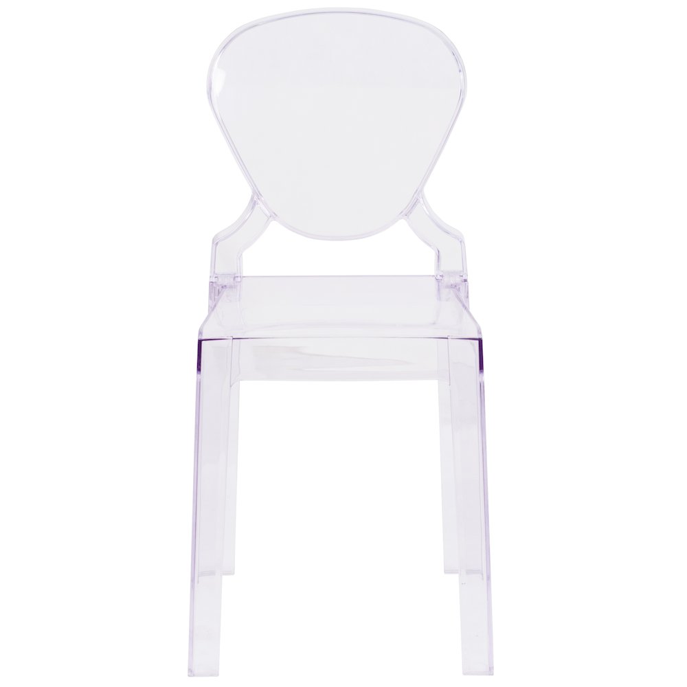 Ghost Chair with Tear Back in Transparent Crystal. Picture 7
