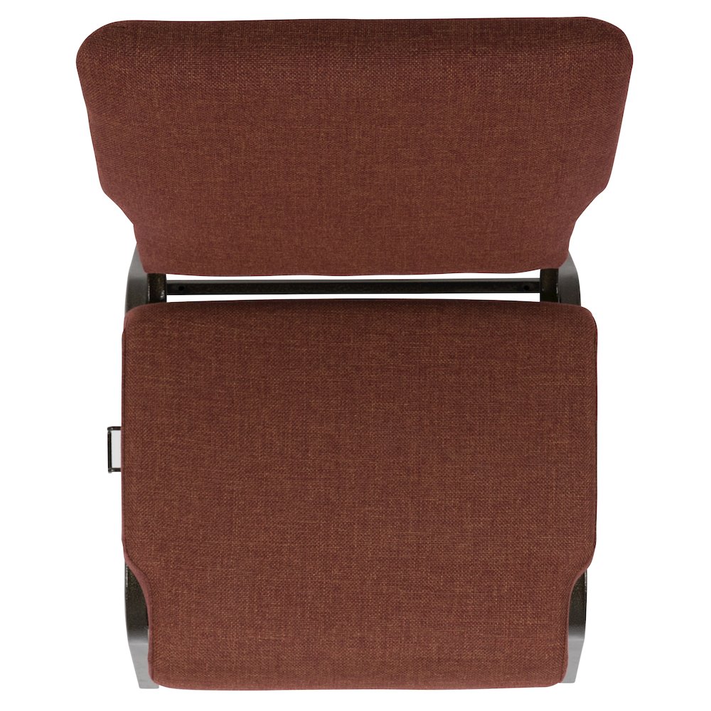 20.5 in. Cinnamon Molded Foam Church Chair. Picture 21