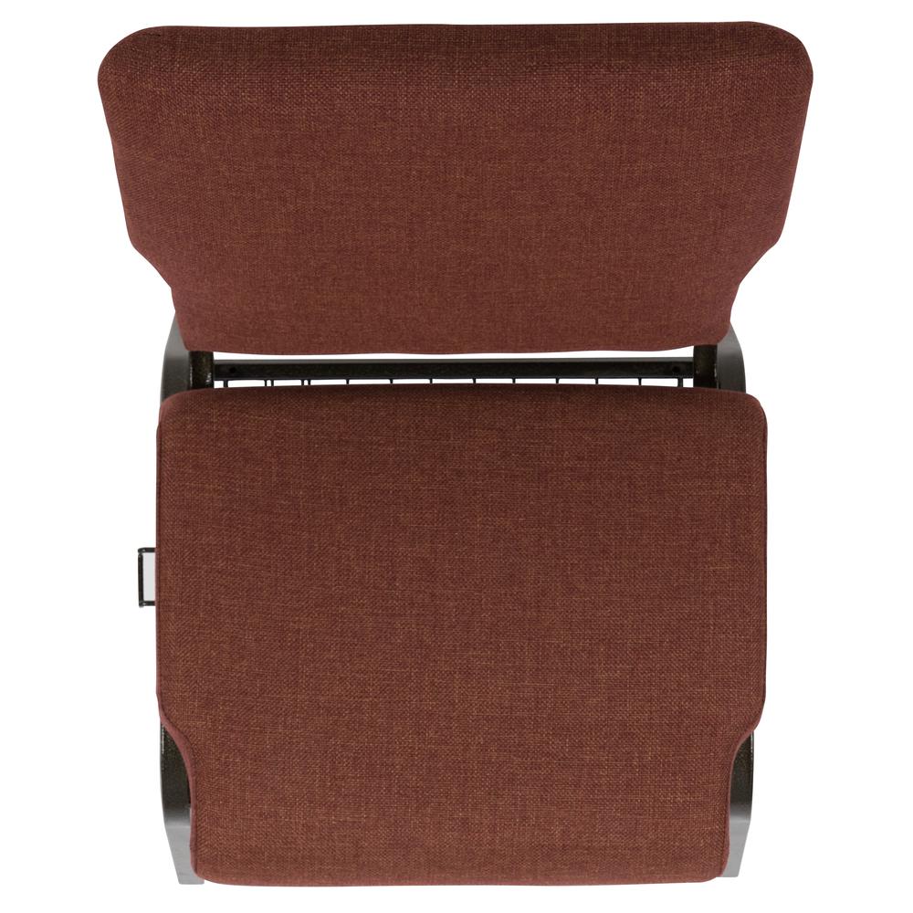 20.5 in. Cinnamon Molded Foam Church Chair. Picture 9