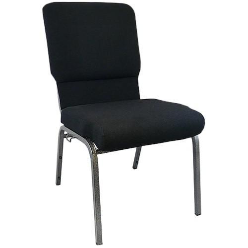 Black Church Chairs 18.5 in. Wide. Picture 2