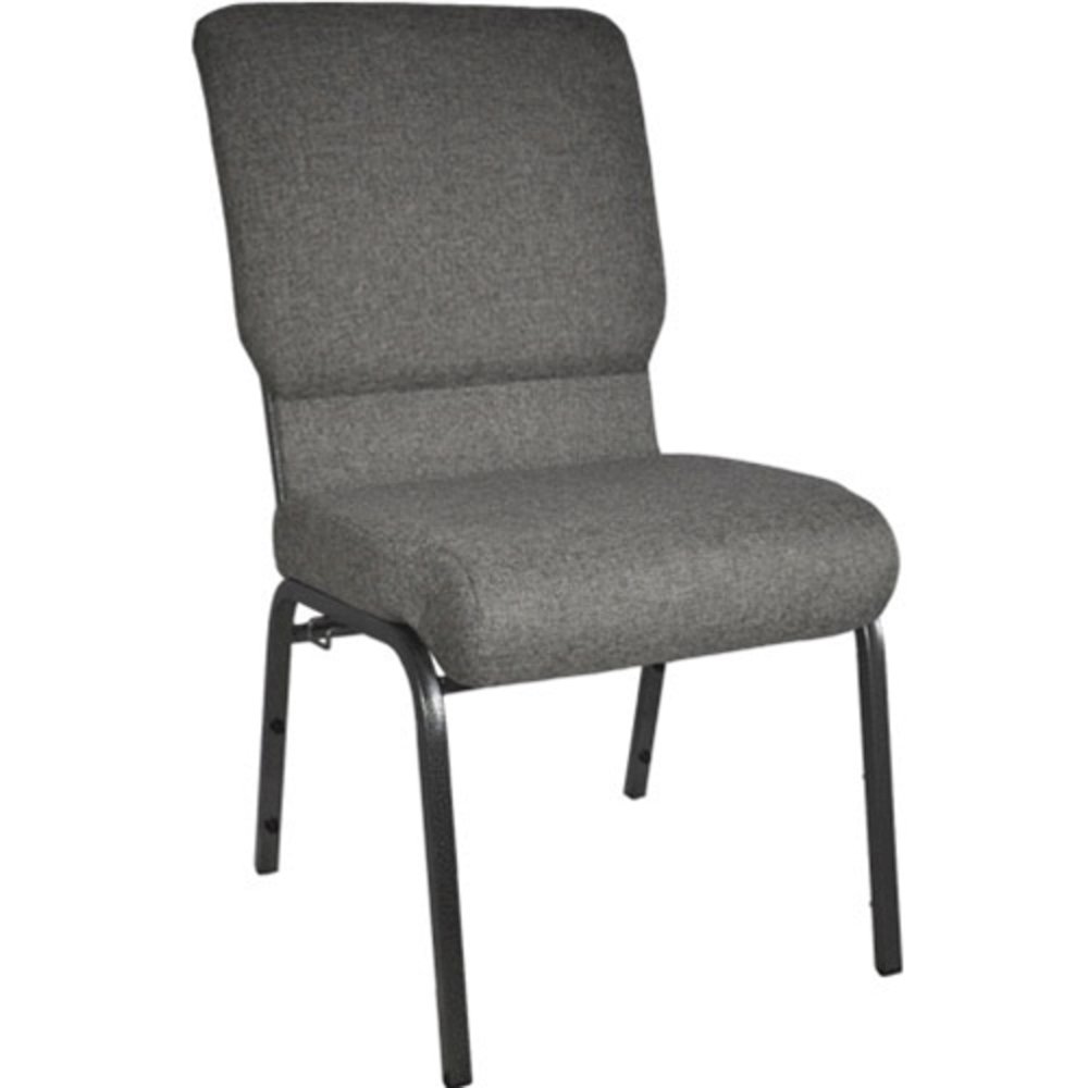 Charcoal Gray Church Chair 18.5 in. Wide. Picture 1