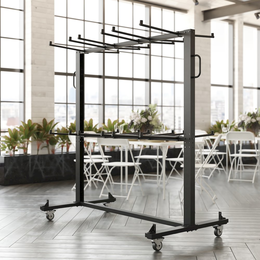 Large Mobile Folding Chair and Table Dolly Cart. Picture 8