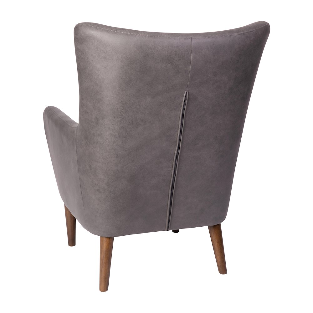 Modern Commercial Grade Wingback Accent Chair. Picture 4