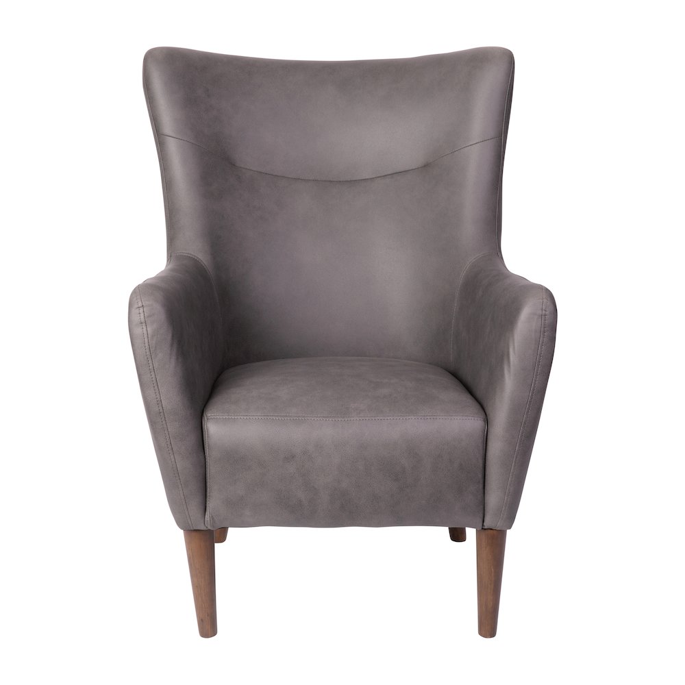 Modern Commercial Grade Wingback Accent Chair. Picture 2