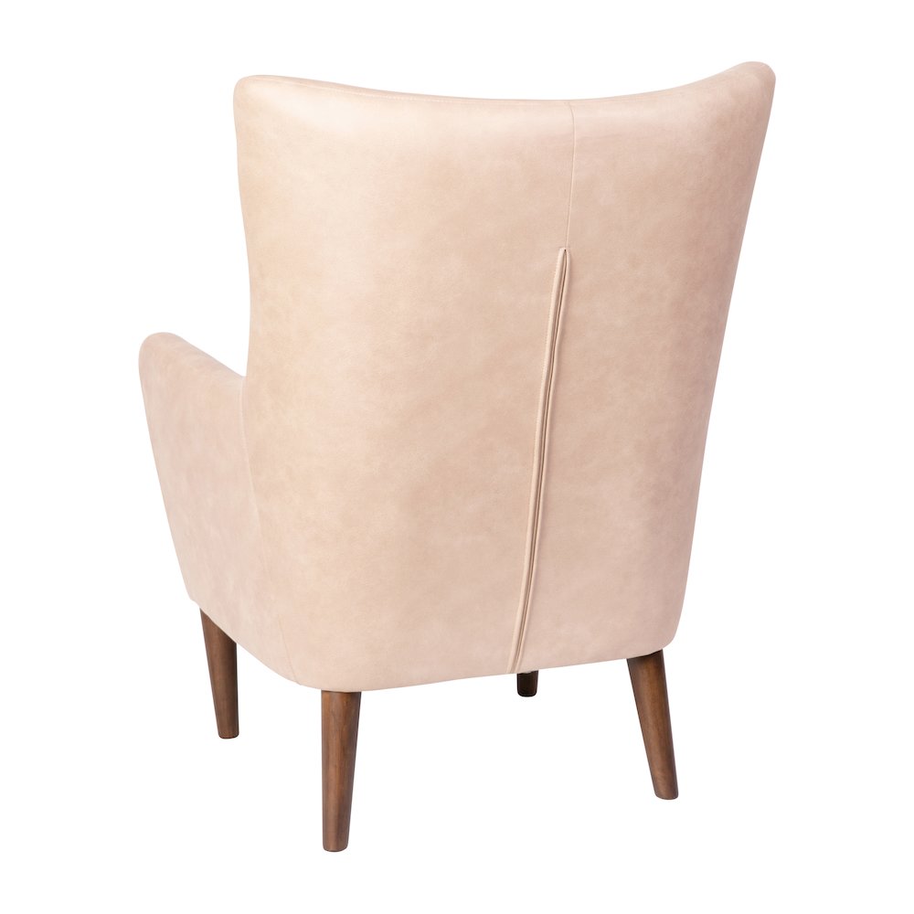 Modern Commercial Grade Wingback Accent Chair. Picture 8