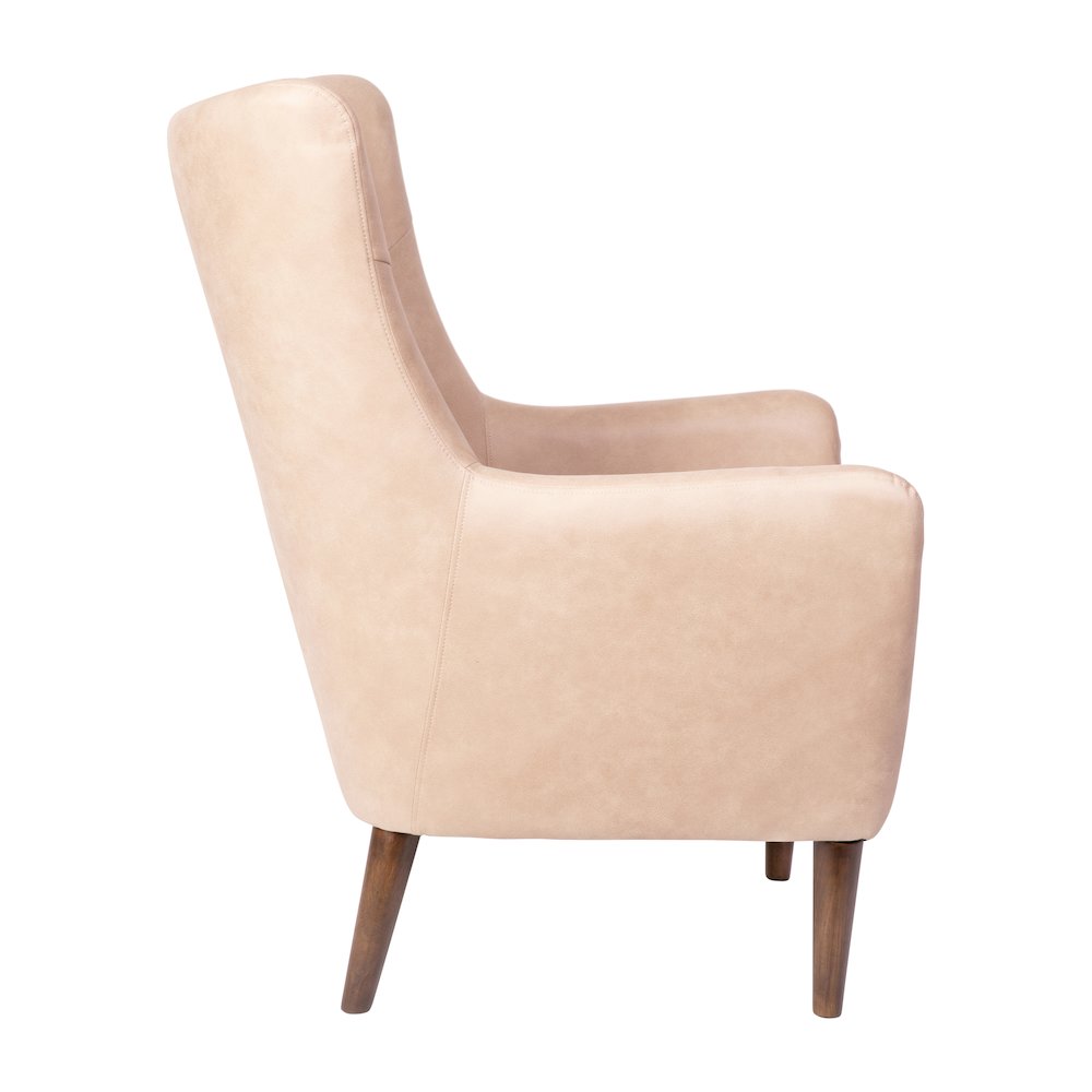 Modern Commercial Grade Wingback Accent Chair. Picture 9