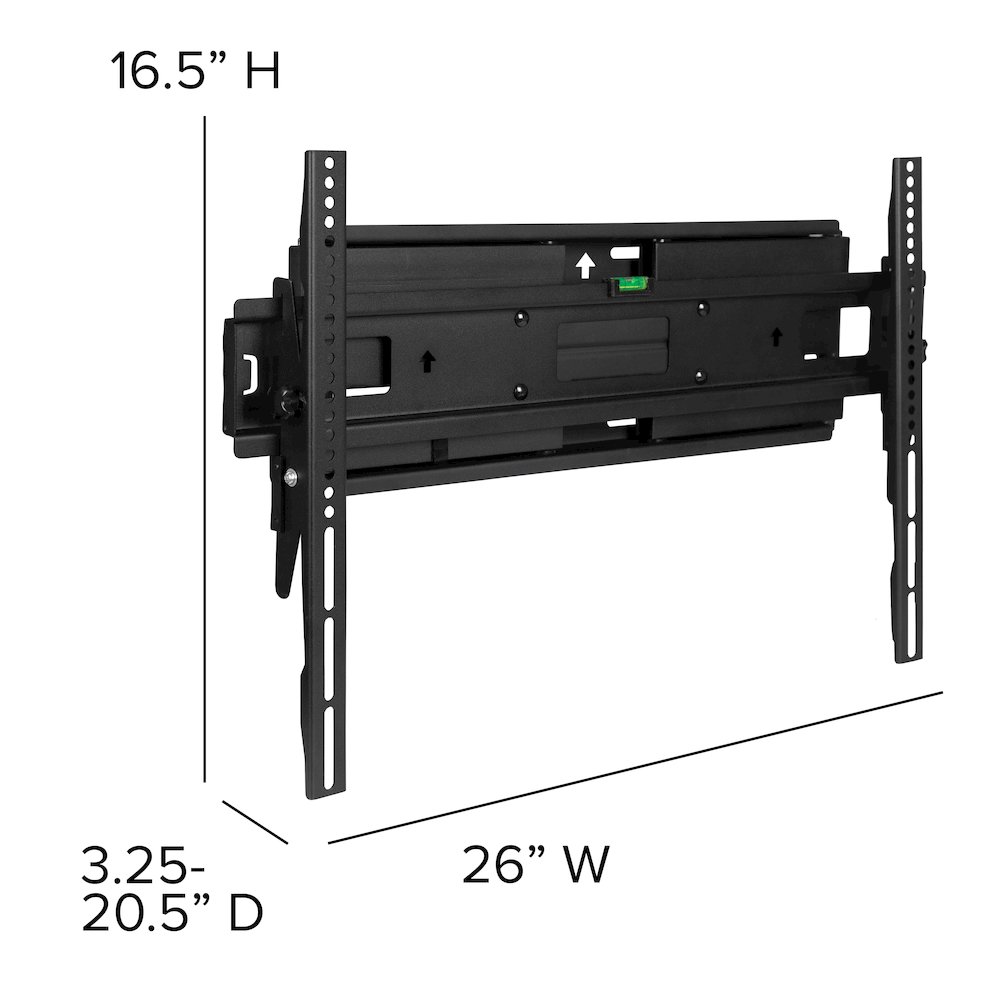 Full Motion TV Wall Mount - Fit most TV's 40" - 84" (Weight Cap 100LB). Picture 7