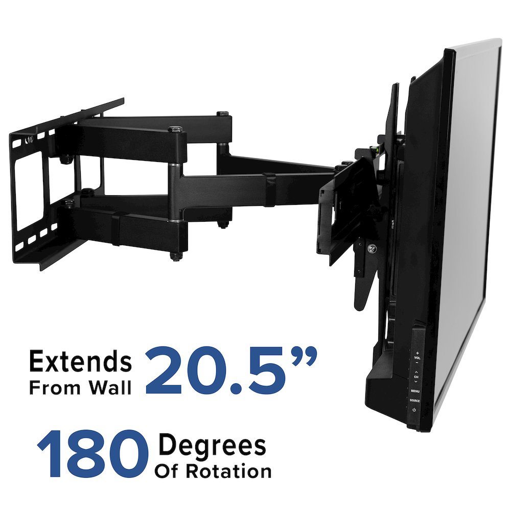 Full Motion TV Wall Mount - Fit most TV's 40" - 84" (Weight Cap 100LB). Picture 15