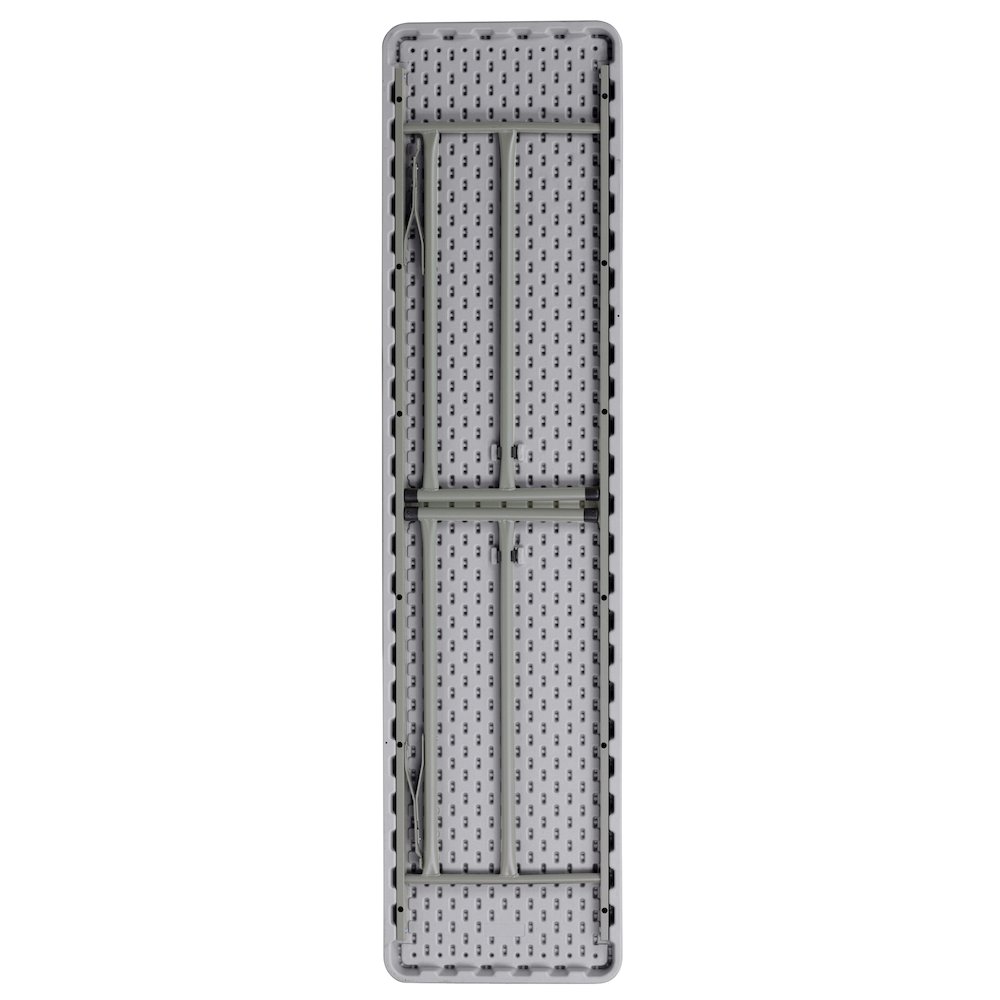 6-Foot Gray Plastic Folding Training Table. Picture 12