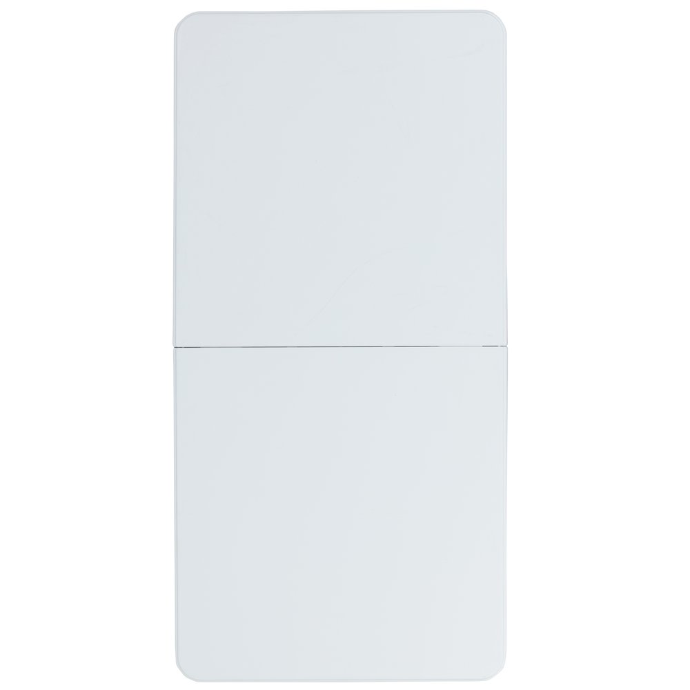 4-Foot Height Adjustable Bi-Fold Granite White Plastic Folding Table. Picture 10