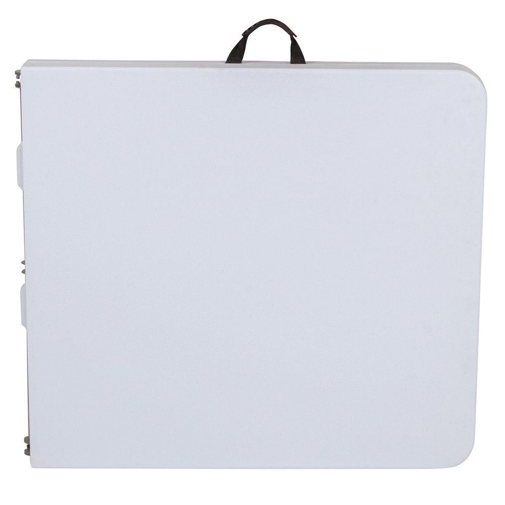 5-Foot Height Bi-Fold Granite White Plastic Banquet and Event Folding Table. Picture 14