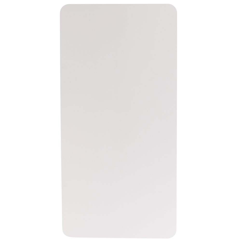5-Foot Granite White Plastic Folding Table. Picture 6
