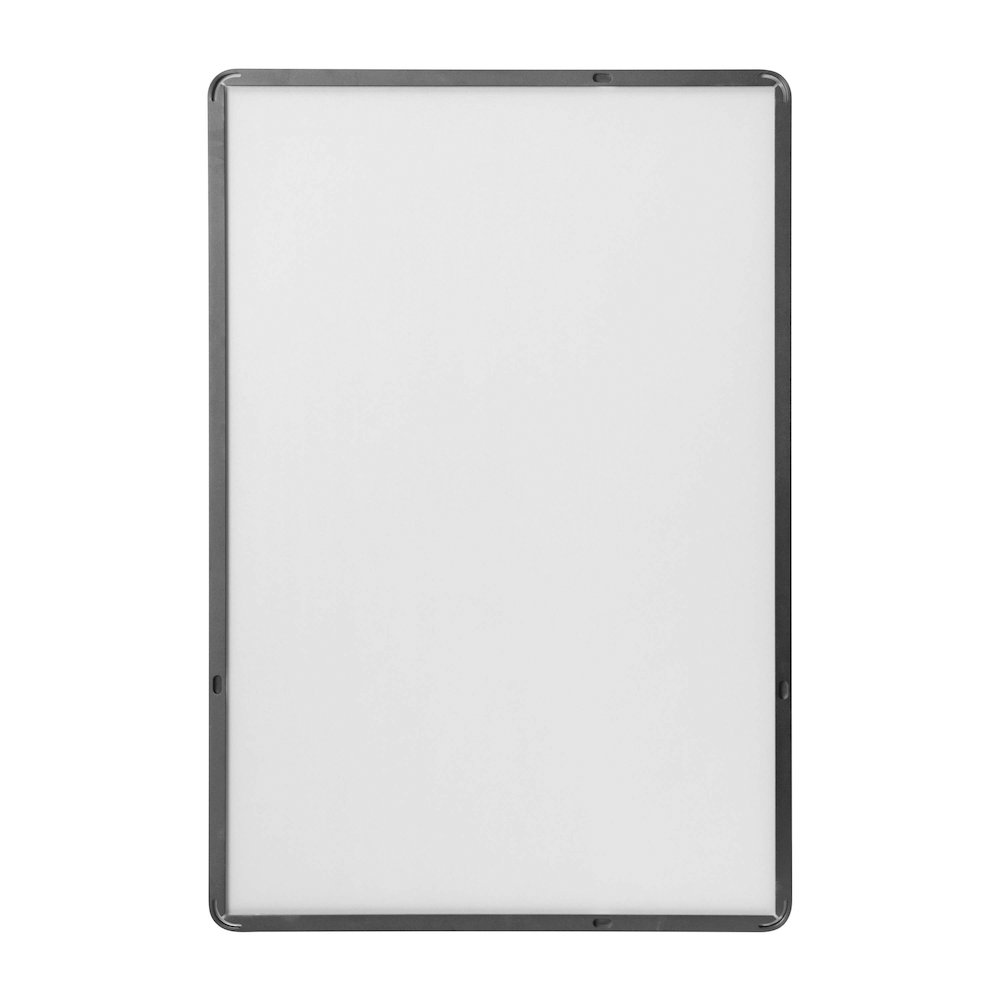 24" x 36" Decorative Wall Mirror - Rounded Corners, Black. Picture 9