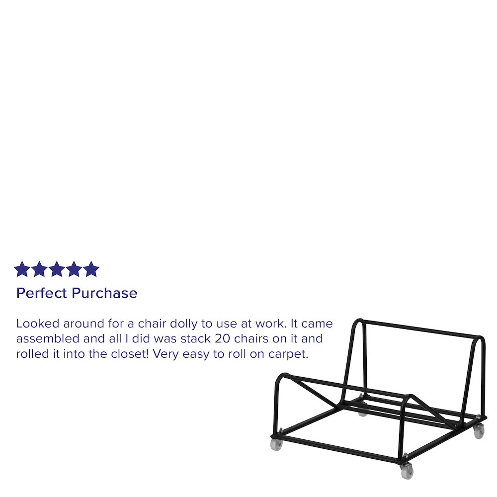 Sled Base Stack Chair Dolly. Picture 4