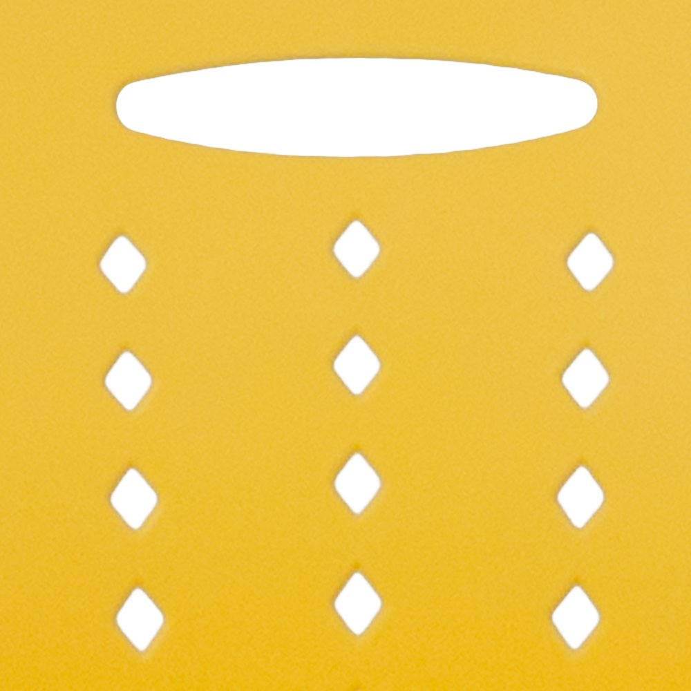 881 lb. Capacity Yellow Sled Base Stack Chair with Air-Vent Back. Picture 11