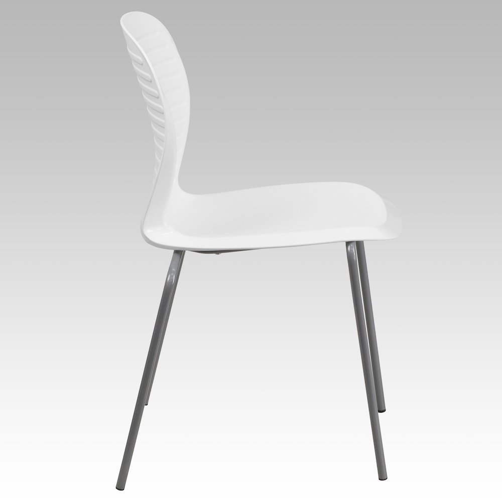 551 lb. Capacity White Stack Chair. Picture 6
