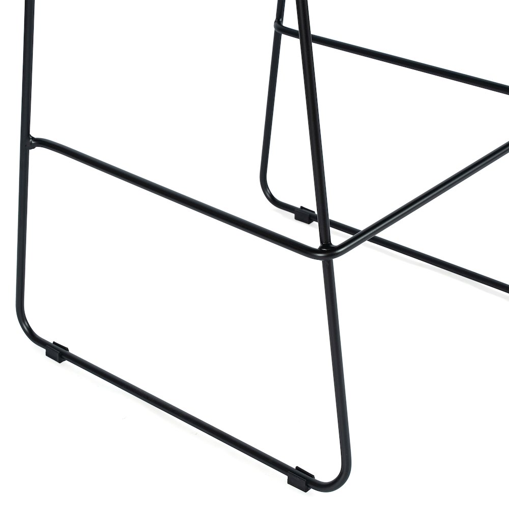 HERCULES Stack Bar Stool with Air-Vent Back and Powder Coated Sled Base. Picture 7
