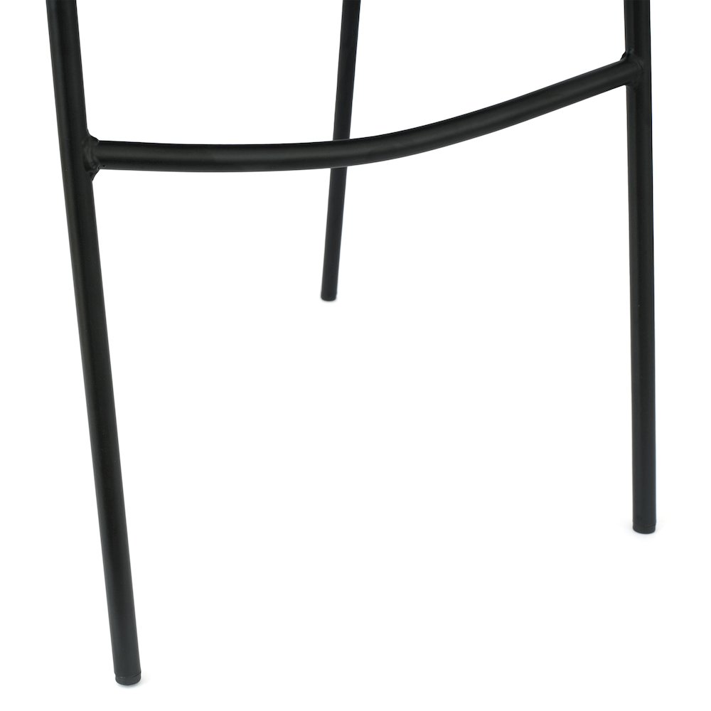 Black Stack Chair with Air-Vent Back, Non-Sled Base. Picture 10