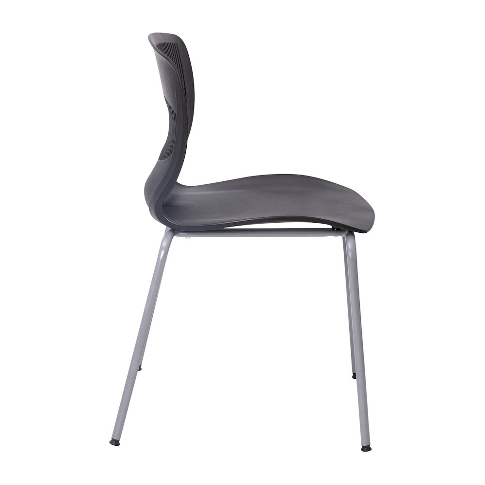Modern Commercial Grade Stacking Chair with Lumbar Support. Picture 10