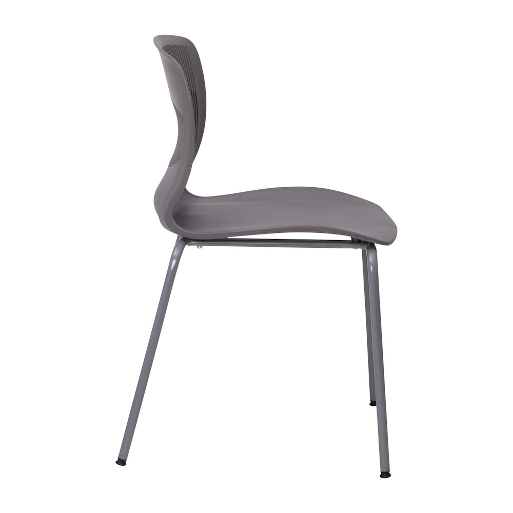 Modern Commercial Grade Stacking Chair with Lumbar Support. Picture 10