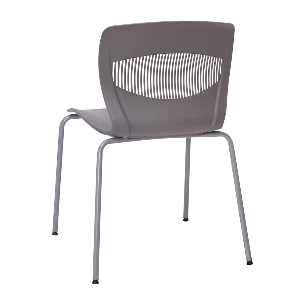 Modern Commercial Grade Stacking Chair with Lumbar Support. Picture 8