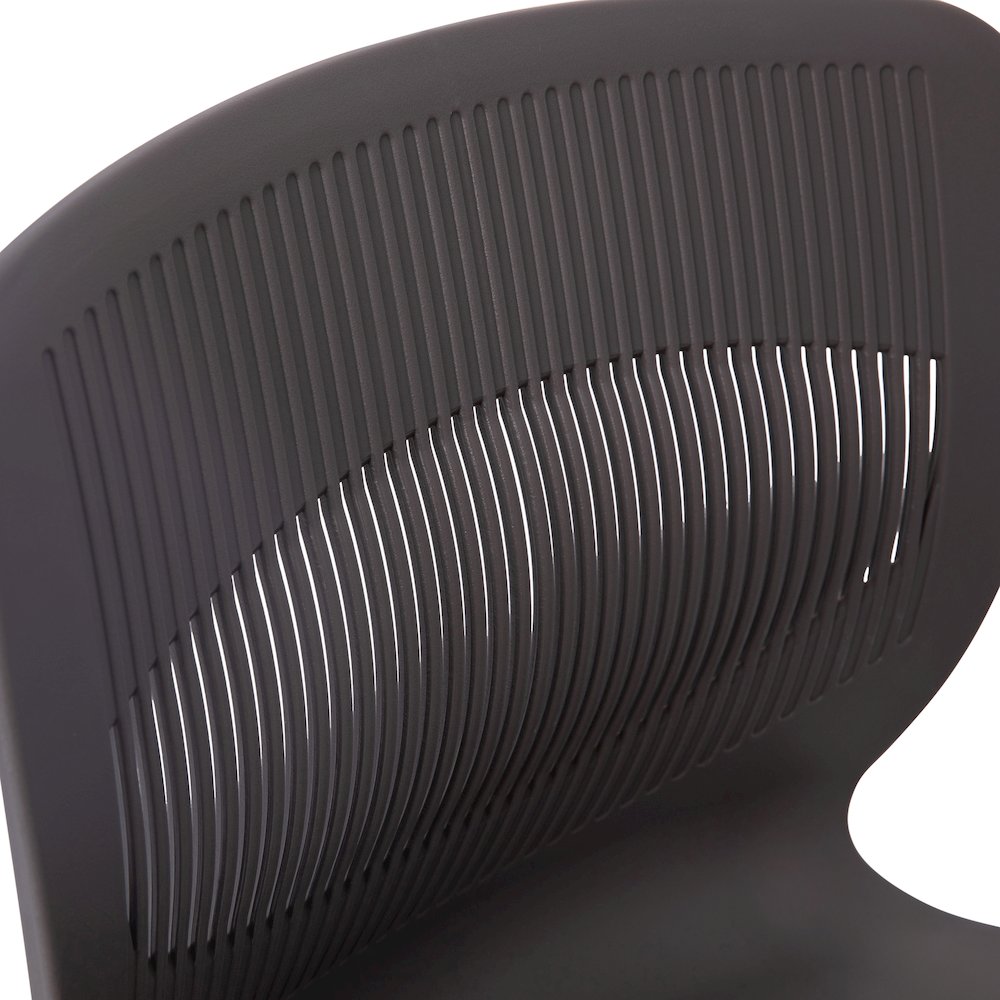 Modern Commercial Grade Stacking Chair with Lumbar Support. Picture 9