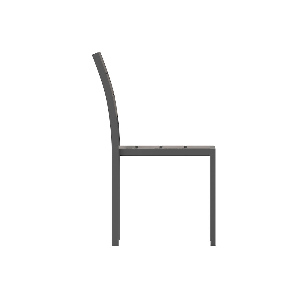 Modern Commercial Grade Armless Patio Chair. Picture 10