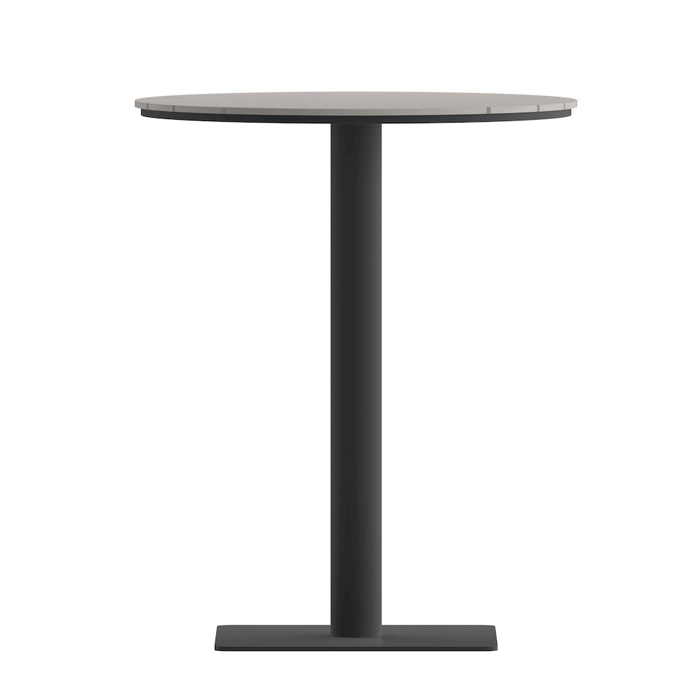 Modern Commercial Grade 24" Round Patio Dining Table. Picture 10