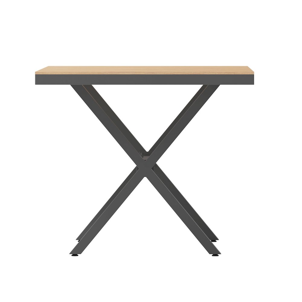 Modern Commercial Grade X-Frame Patio Dining Table. Picture 10