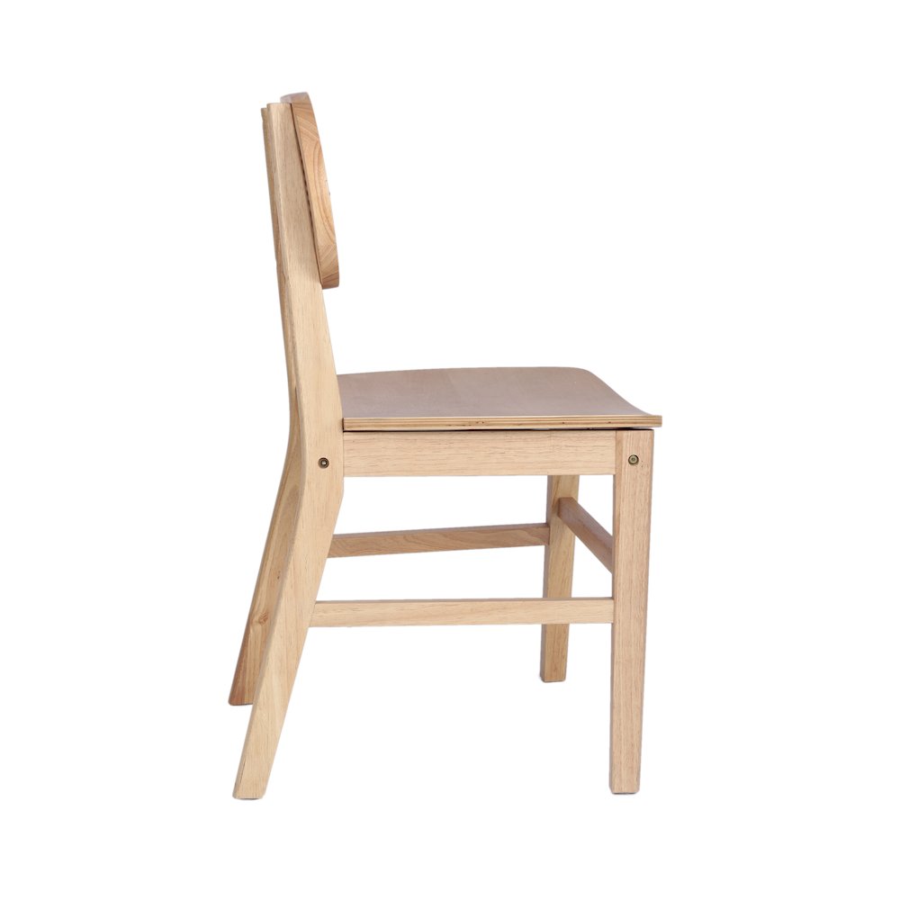 Set of 2 Cane Rattan Dining and Event Chairs with Solid Wood Frame and Seat. Picture 10
