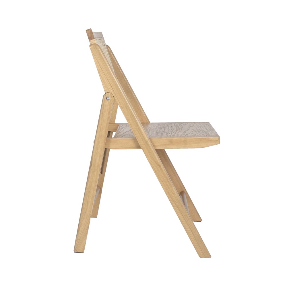 Set of 2 Commercial Cane Rattan Folding Dining and Event Chairs, Natural. Picture 11