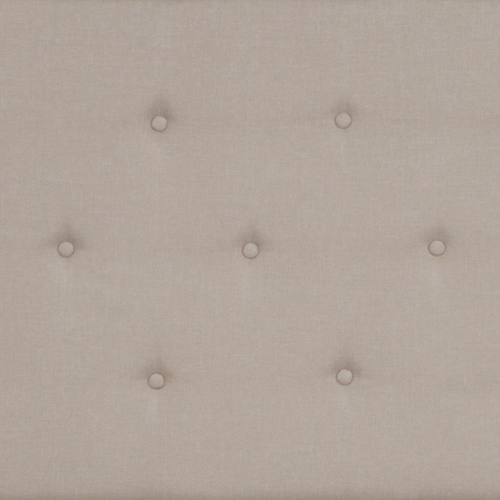 Full Size Tufted Upholstered Platform Bed in Beige Fabric. Picture 7