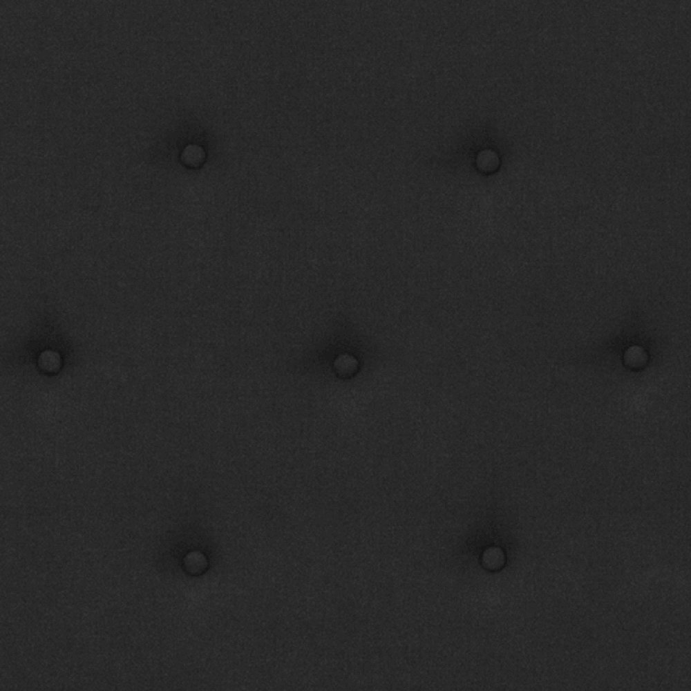 Queen Size Tufted Upholstered Platform Bed in Black Fabric. Picture 7