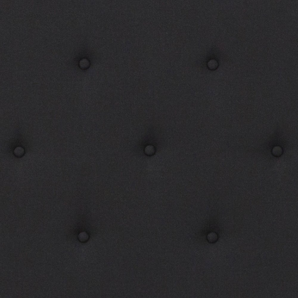 Twin Size Tufted Upholstered Platform Bed in Black Fabric. Picture 7